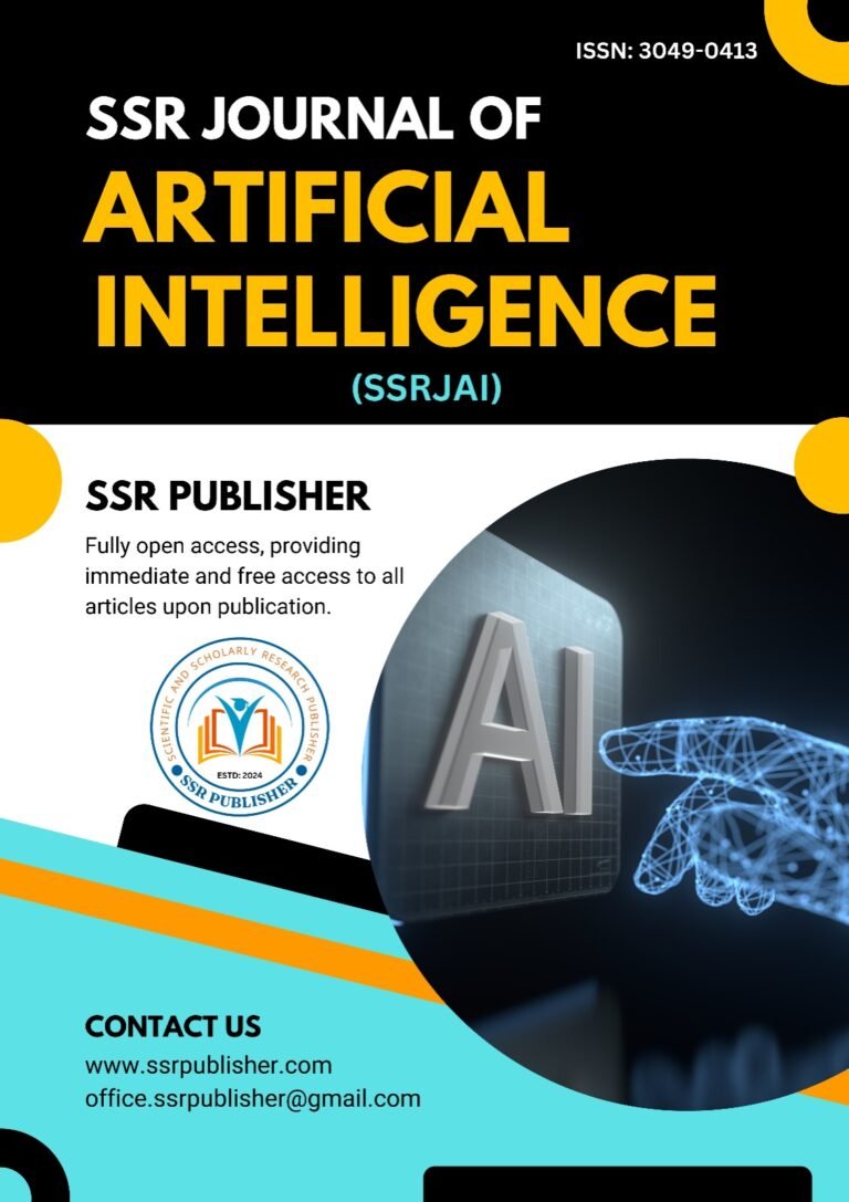 Ssr Journal Notebook SSR Journal of Artificial Intelligence (SSRJAI) - SSR PUBLISHER